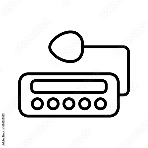 Taxi Radio Vector Icon