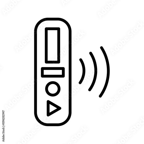 Digital Voice Recorder Vector Icon