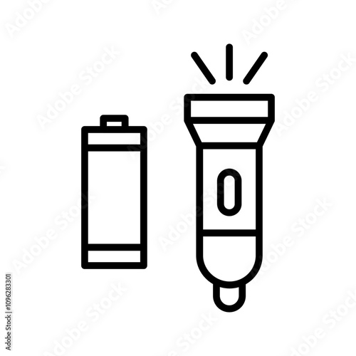 Spare batteries Vector Icon