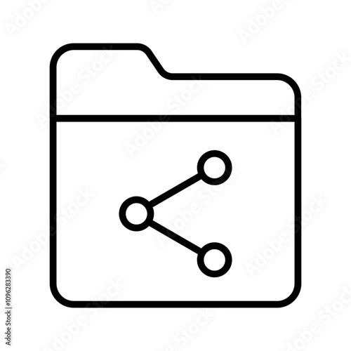 File Sharing Vector Icon