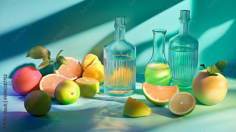 Refreshing fruit and drink display home kitchen still life photography vibrant colors artistic viewpoint nature vibes Refreshing fruit and drink display home kitchen still life photography vibrant colors artistic viewpoint nature vibes