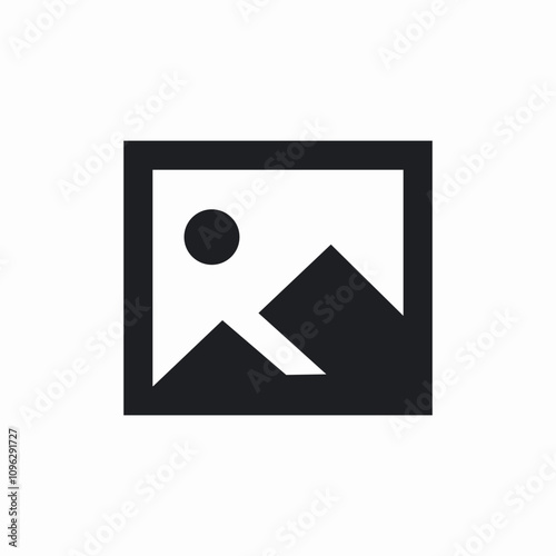 image photo icon sign vector