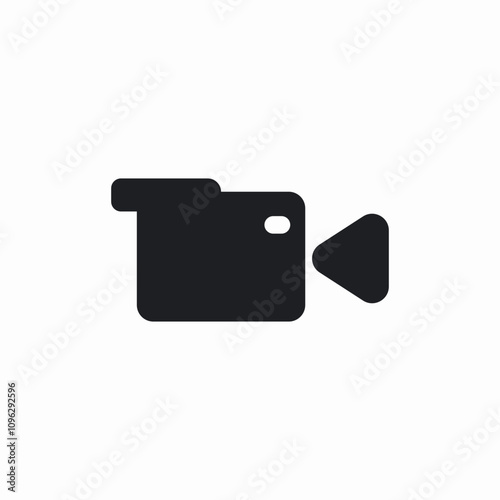 video camera icon sign vector