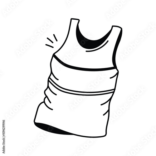 Get this creative icon of tank top in modern style