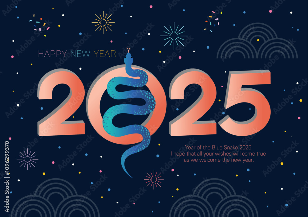 Blue Snake Year 2025 New Year's Background Design
Blue Snake Year 2025 New Year's Background Design