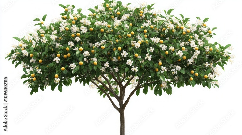 Stunning Fruit Tree with Vibrant Colors Stunning Fruit Tree with Vibrant Colors