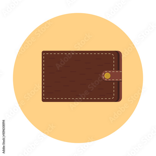 brown leather wallet for storing money