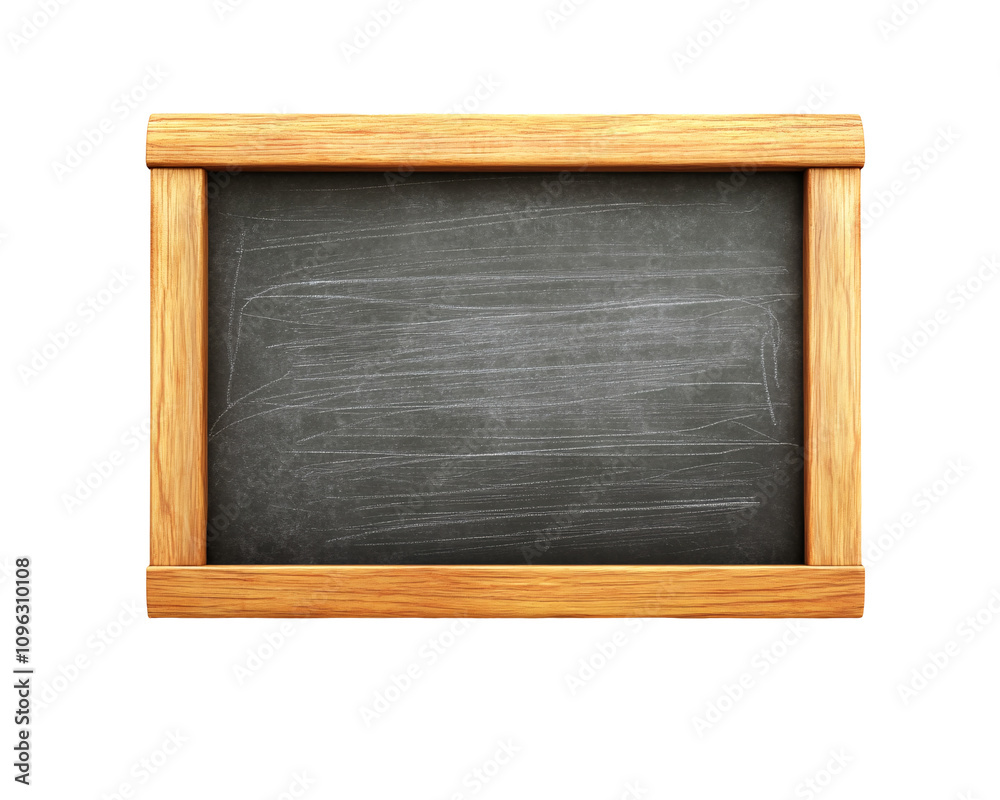 a blackboard with a wooden frame a blackboard with a wooden frame