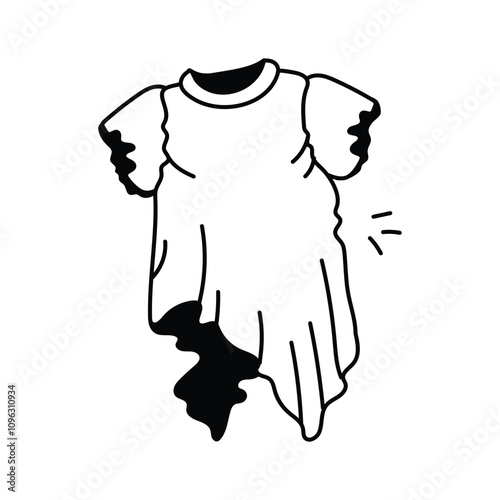 Simple midi dress with a comfortable and casual design