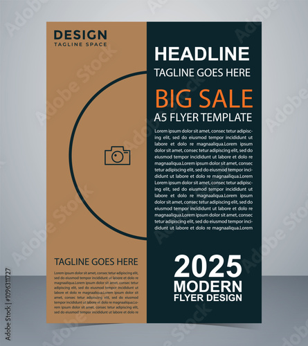 Brochure design, cover modern layout, annual report, poster, flyer in A4
