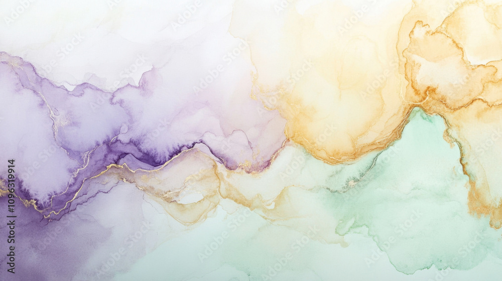 Plain watercolor background of large washes in neutral colors for graphic design or wallpaper. Plain watercolor background of large washes in neutral colors for graphic design or wallpaper.