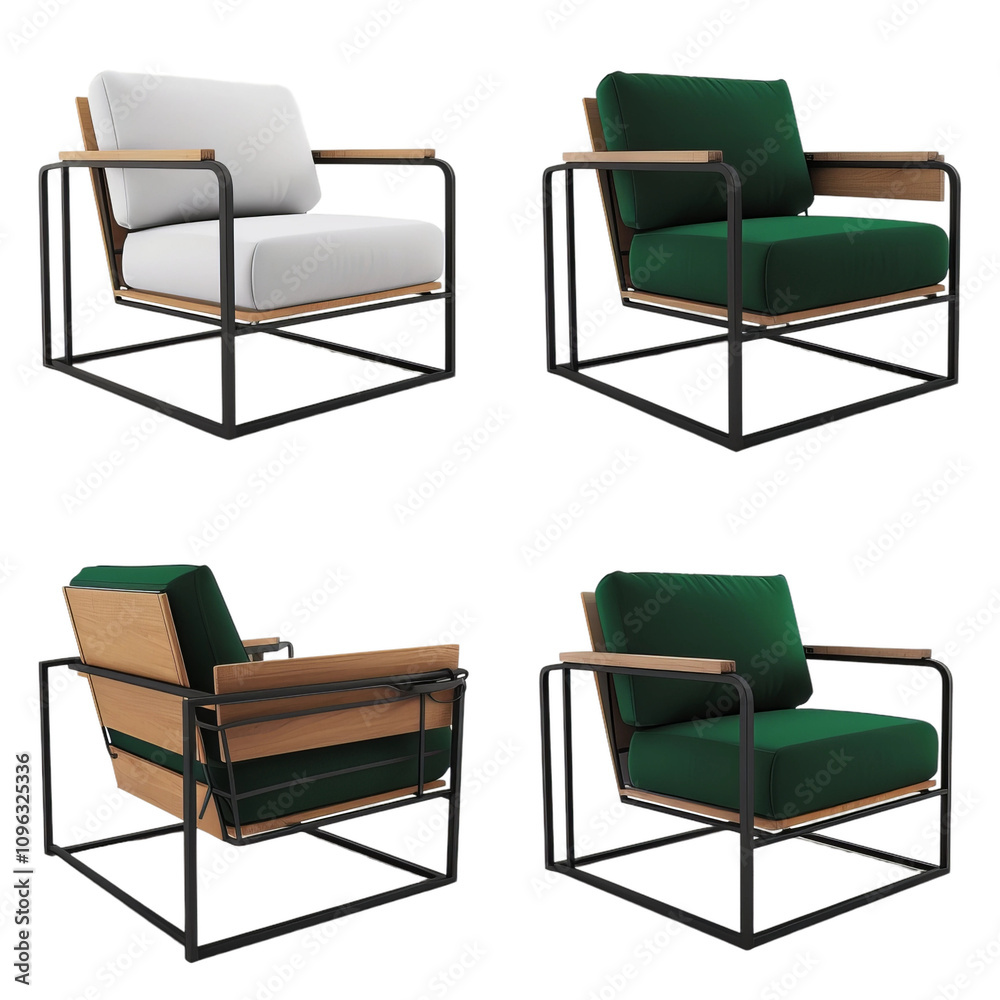 Fototapeta premium set of armchair