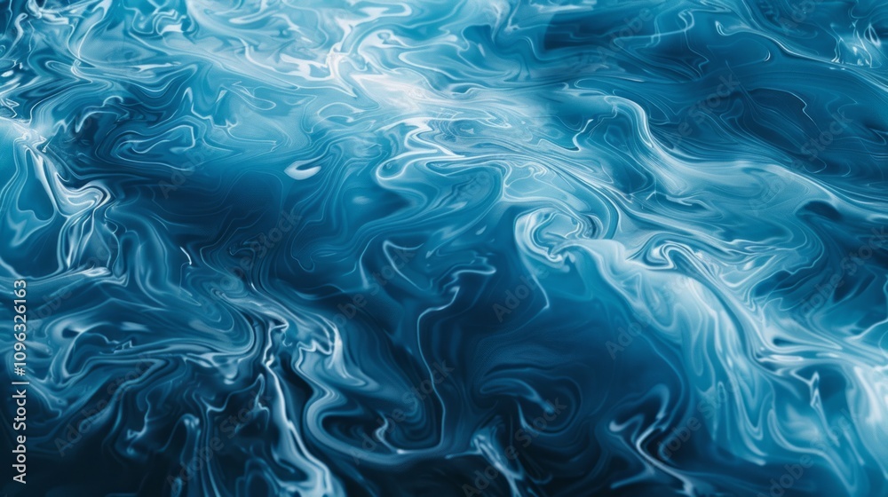 Swirling Currents on Water Surface Swirling Currents on Water Surface