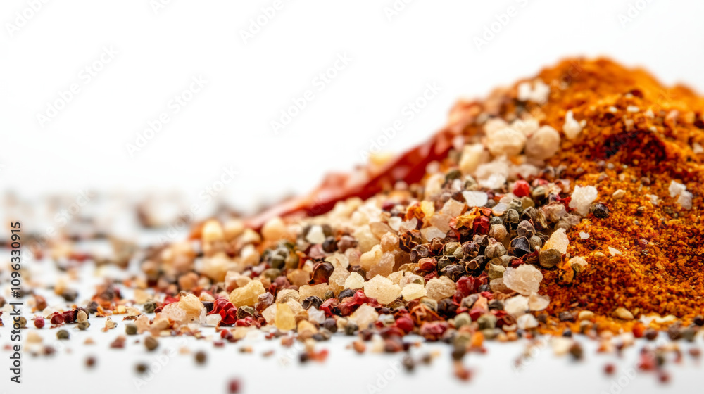 Heap of spices isolated on transparent background, AI Generative Heap of spices isolated on transparent background, AI Generative