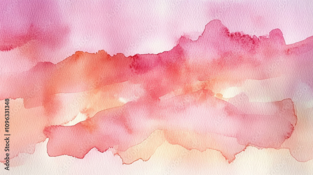 Plain watercolor background of large washes in neutral colors for graphic design or wallpaper. Plain watercolor background of large washes in neutral colors for graphic design or wallpaper.