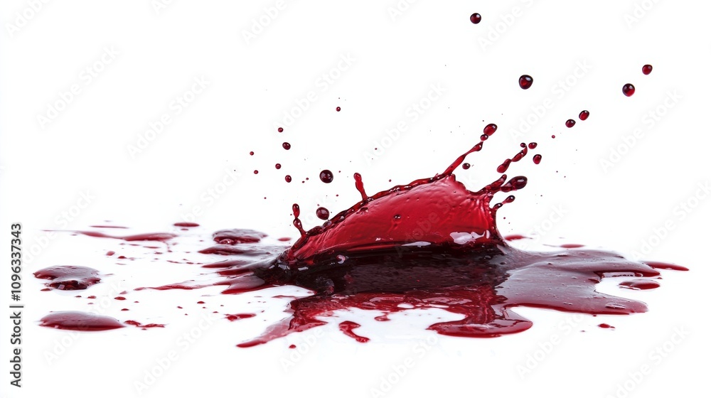 red wine splash isolated on white background red wine splash isolated on white background