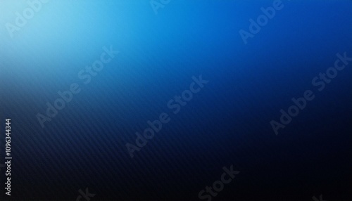 Abstract background, Blue sapphire and black gradient background with light leak and grainy texture.