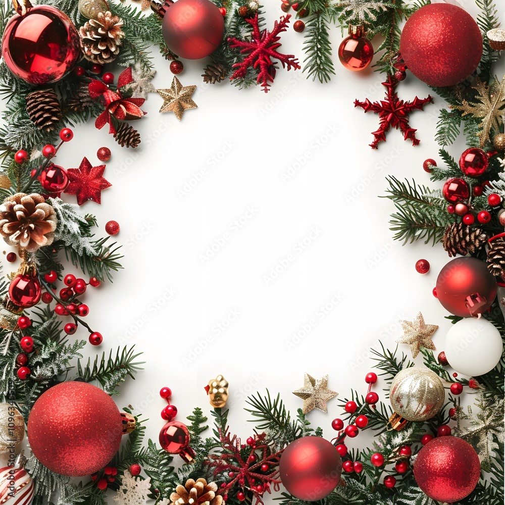 Festive Christmas Border Frame Festive Christmas Border Frame