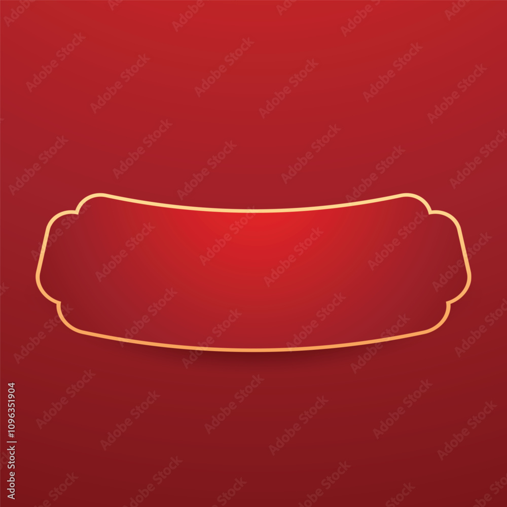 Happy Chinese new year 2025. Chinese new year banner with circle for show product. Greeting card. China frame with lantern on red background. Happy Chinese new year 2025. Chinese new year banner with circle for show product. Greeting card. China frame with lantern on red background.