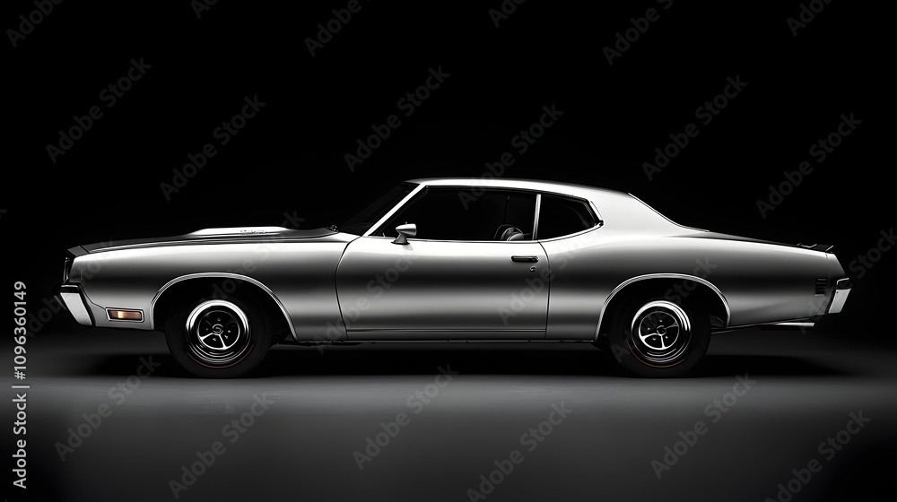 Classic American Muscle Car from 1970 Classic American Muscle Car from 1970