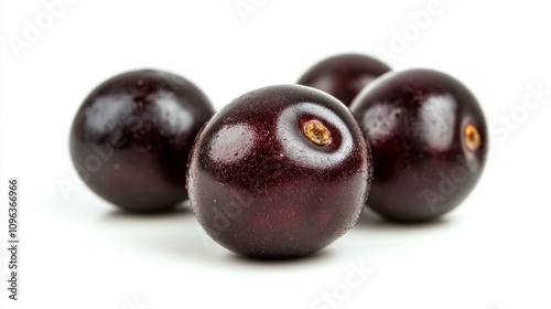 Close-up of Fresh, Dark Plums