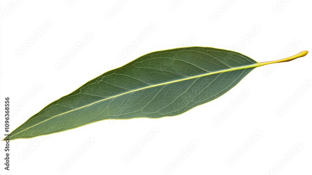 Closeup of a Vibrant Green Leaf
