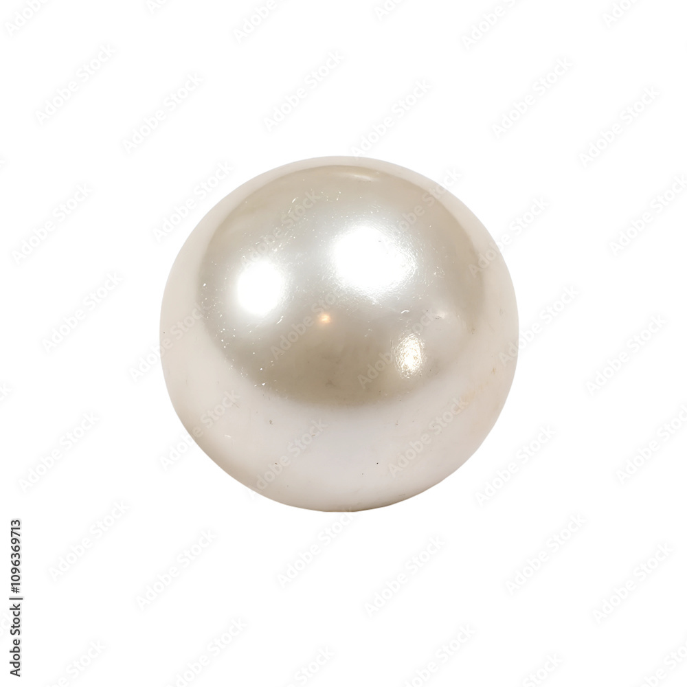 pearl on a white background pearl on a white background