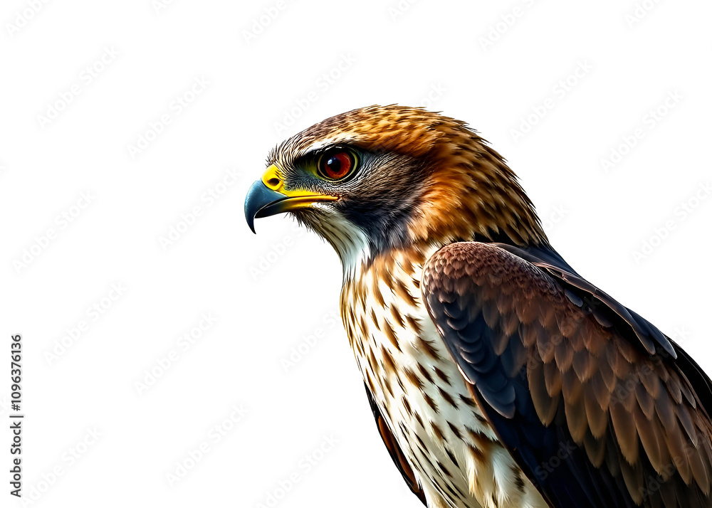 Obraz premium hawk on a isolated background