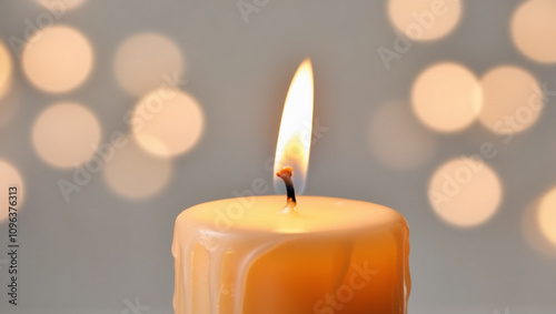 burning candle on a dark background, candles in the dark, candle against background close-up