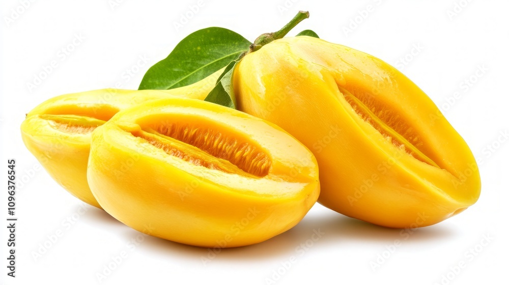 Vibrant Yellow Melon Slices - A Healthy and Delicious Treat Vibrant Yellow Melon Slices - A Healthy and Delicious Treat