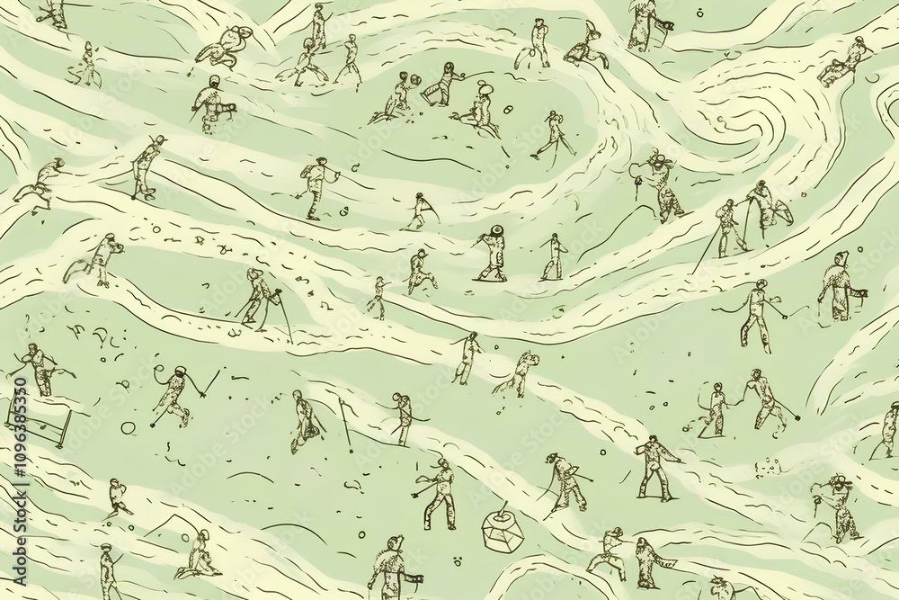 Fototapeta seamless pattern with background