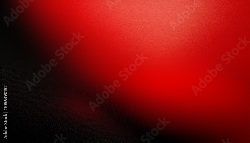 Abstract background, Fire engine red and black gradient background with light leak and grainy texture.