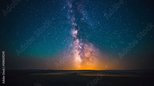 Beautiful auroras accompanied a huge and beautiful starry sky. A starry sky conceals nothing. The picture should have layers, a sense of depth, a sense of detail, high-definition.