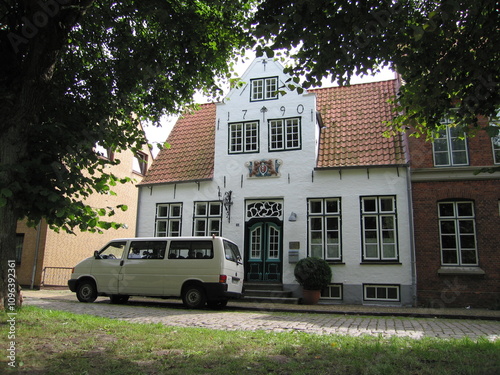 Altstadt von Friedrichstadt in Norddeutschland photo