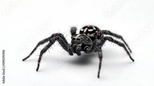 Wallpaper Mural Transparent background showcasing the details of a jumping spider. Torontodigital.ca