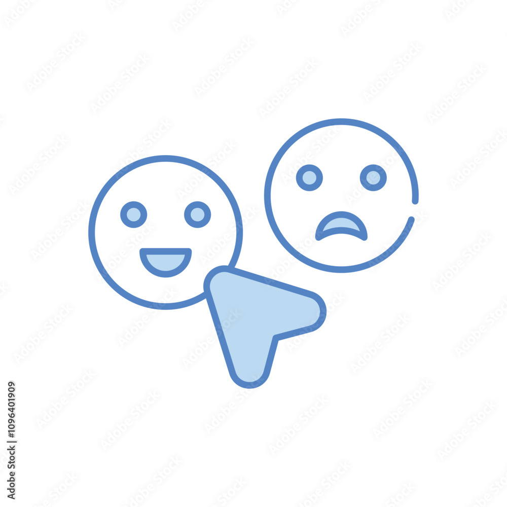 Naklejka premium Customer Response vector icon