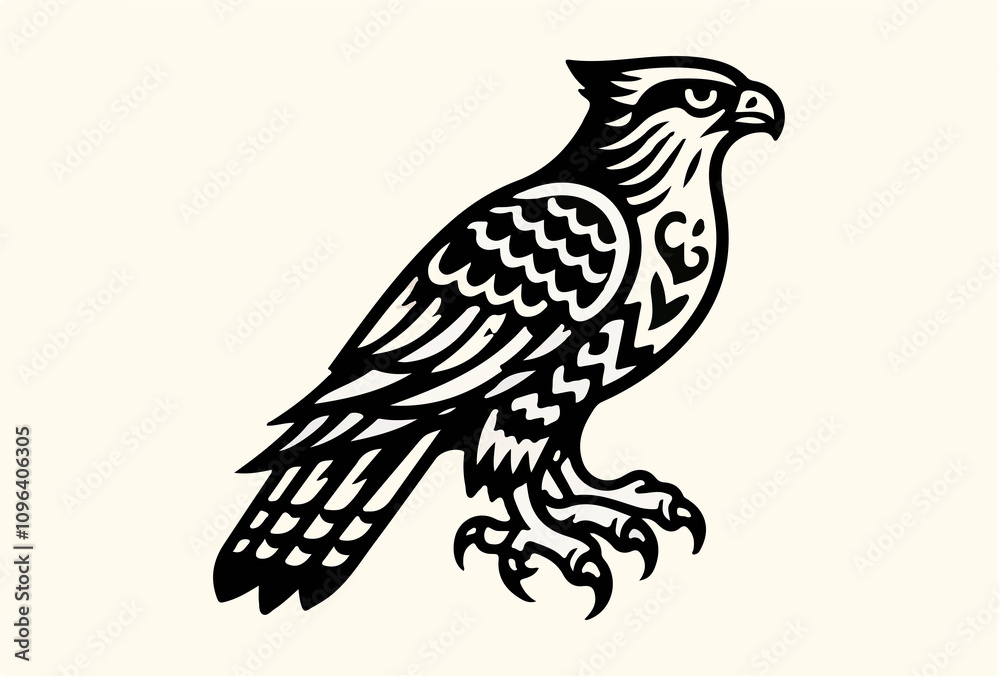 Obraz premium Eagle Vector Illustration