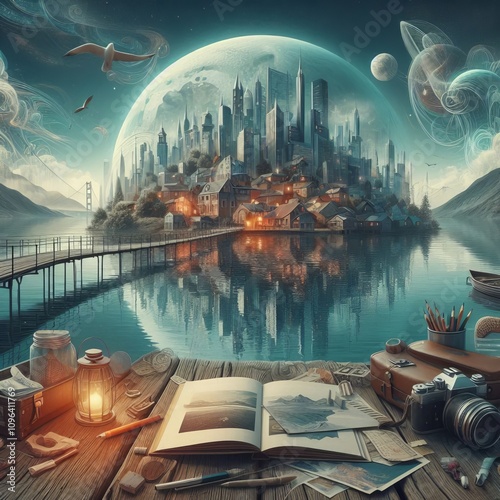 Digital Art and Travel Journals photo
