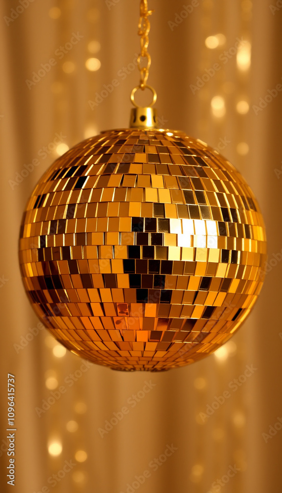 Obraz premium disco ball with lights