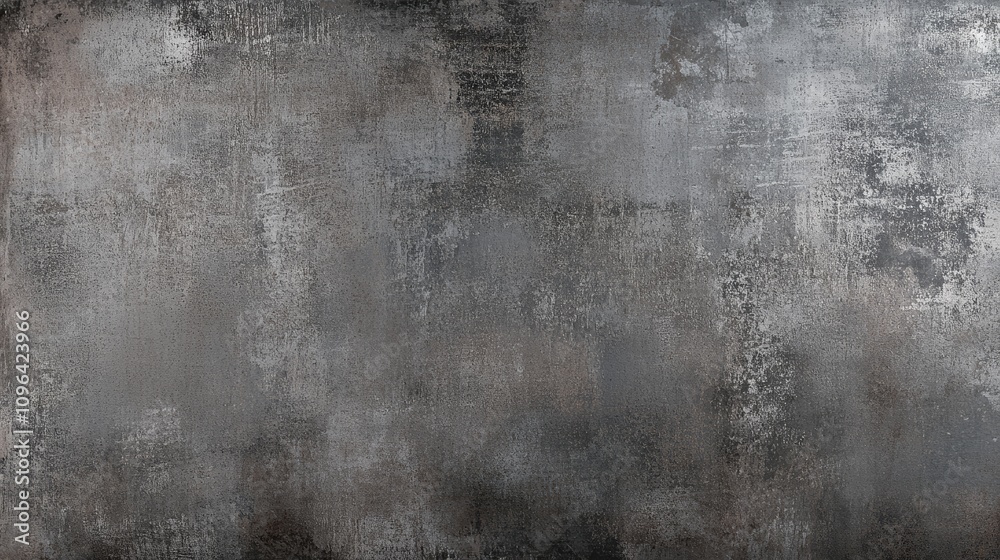 Fototapeta premium Rough grunge metal texture with distressed, worn-out details, creating an industrial and rugged look.