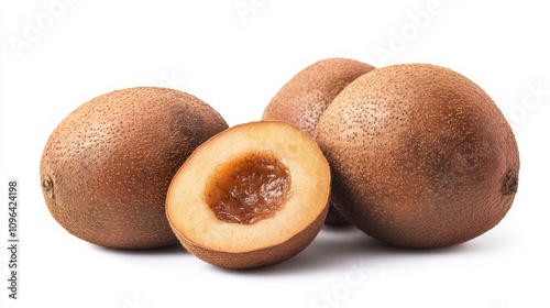 Brown Kiwi Fruit Closeup - Fresh and Healthy photo