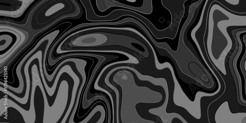 Topographic map background geographic line map with seamless ornament design. The black contours topography stylized height of the lines map.