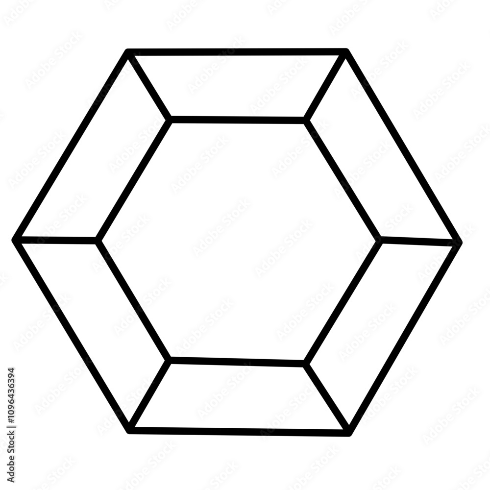 Hand drawn Diamond line icon . Value gem icon