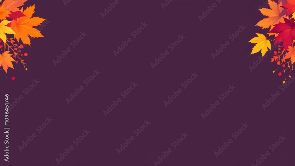 A white background with autumn leaves, autumn leaves border a thanksgiving concept with a background place for text A white background with autumn leaves, autumn leaves border a thanksgiving concept with a background place for text