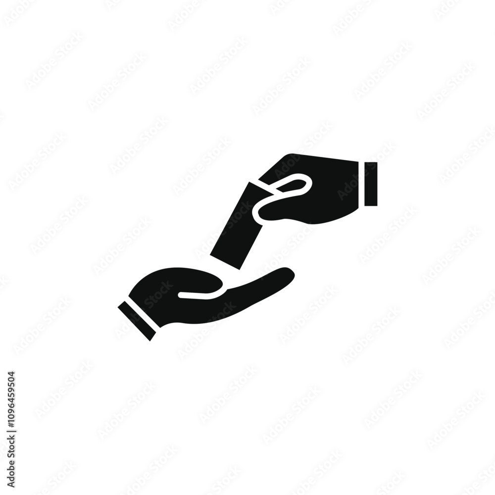 Loan icon Thin line flat illustration Loan icon Thin line flat illustration