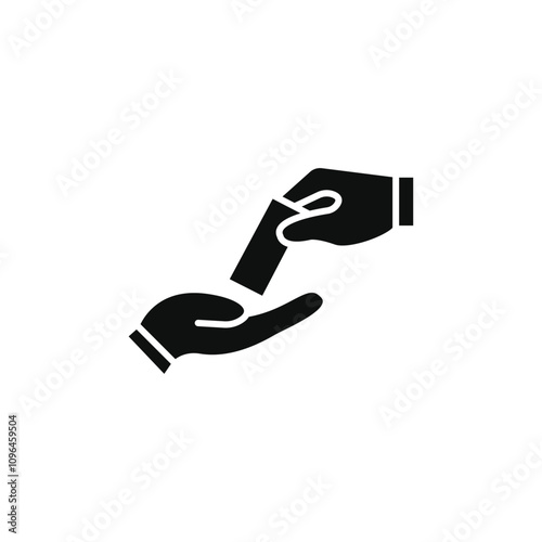 Loan icon Thin line flat illustration