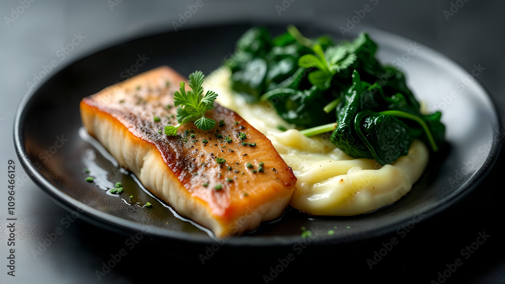 Gourmet Pan-Fried Trout with Creamy Garlic Mashed Potatoes Gourmet Pan-Fried Trout with Creamy Garlic Mashed Potatoes