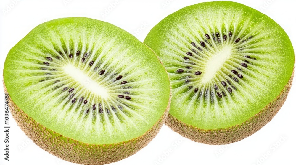 Fototapeta premium Fresh Kiwi Slices - A Healthy and Delicious Treat