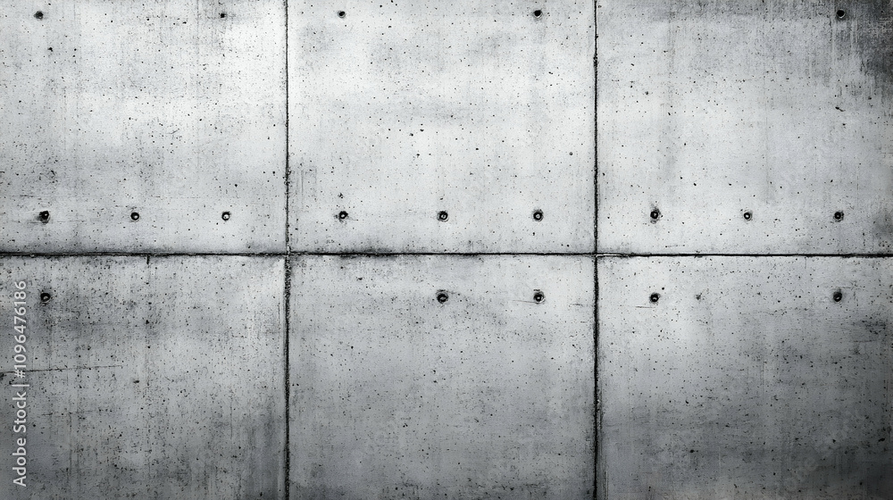 Abstract Gray Concrete Wall Texture Background: A Seamless Pattern of Formwork, Panels, and Holes Abstract Gray Concrete Wall Texture Background: A Seamless Pattern of Formwork, Panels, and Holes
