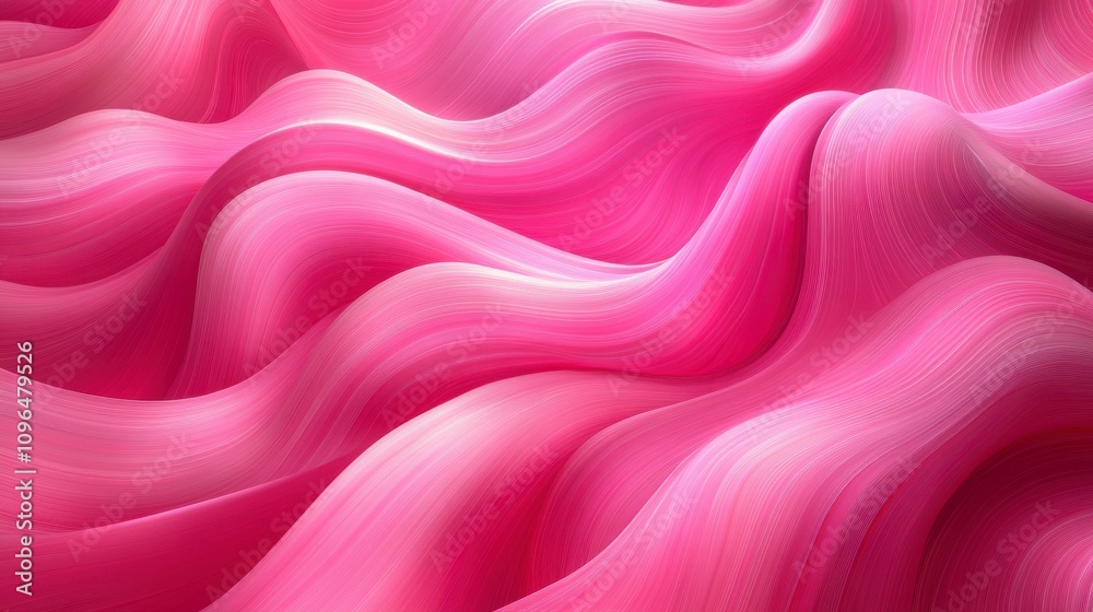 Fototapeta premium Pink Abstract Fluid Design